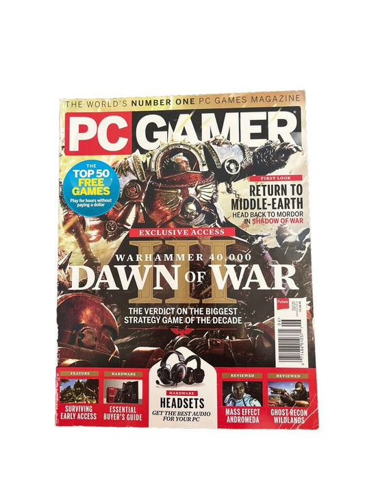 JUNE 2017 #292 PC GAMER video game magazine - DAWN OF WAR - WARHAMMER 40,000