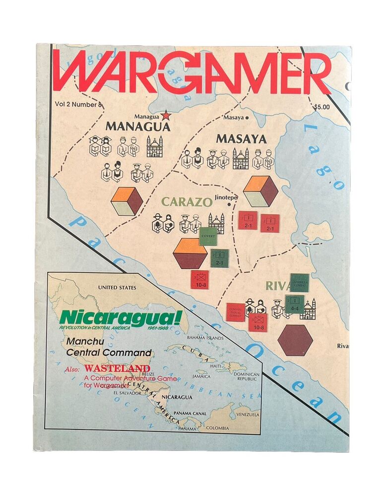 Decision Games History Wargamer Magazine Vol. 2 #8 Nicaragua & Europa Scenarios