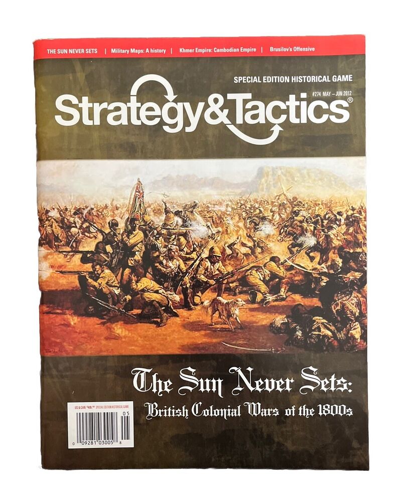 Strategy & Tactics Magazine #274 With Historical Board Game - The Sun Never Sets