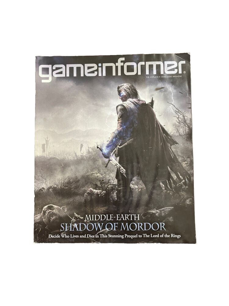 December 2013 Game Informer #248 Game Magazine Middle Earth Shadow of Mordor