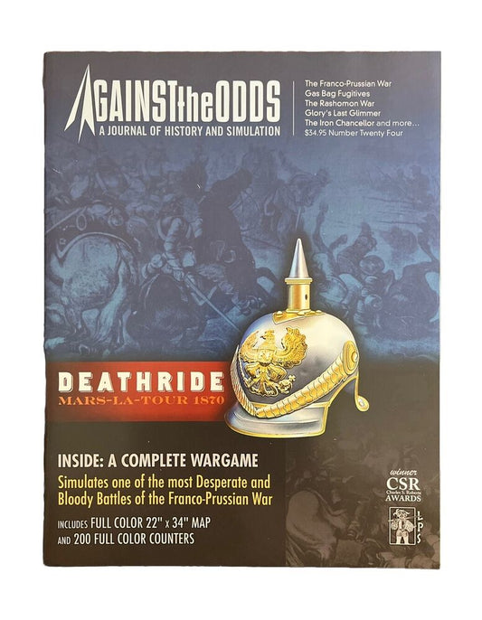 Against the Odds Magazine #24 With Board Game Deathride - Mars-La-Tour 1870