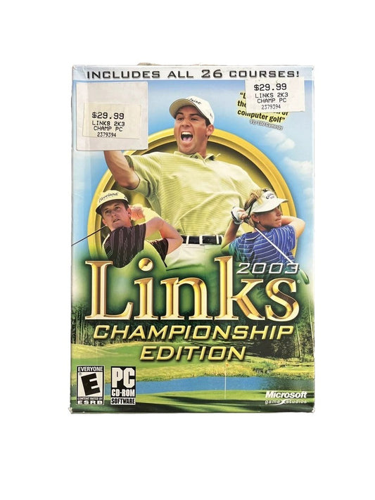Classic Collectable Golf Play PC Game Links Championship Edition 2003 (PC, 2003)