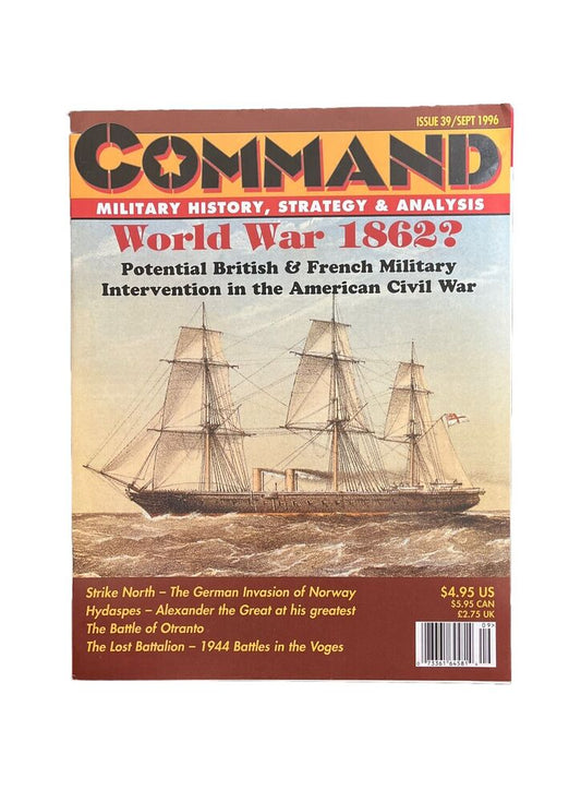 XTR Collectable Command Wargaming Magazine #39 Sept 1996 - World War 1862?