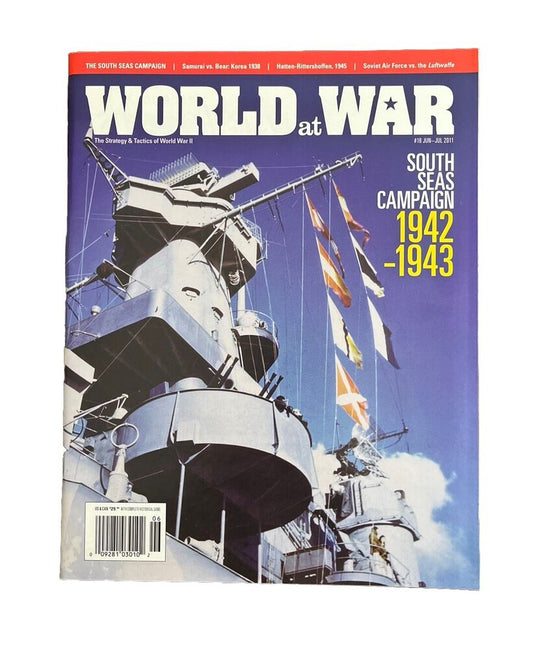 World At War Magazine #18 And History Board Game - South Seas Campaign 1942-1943