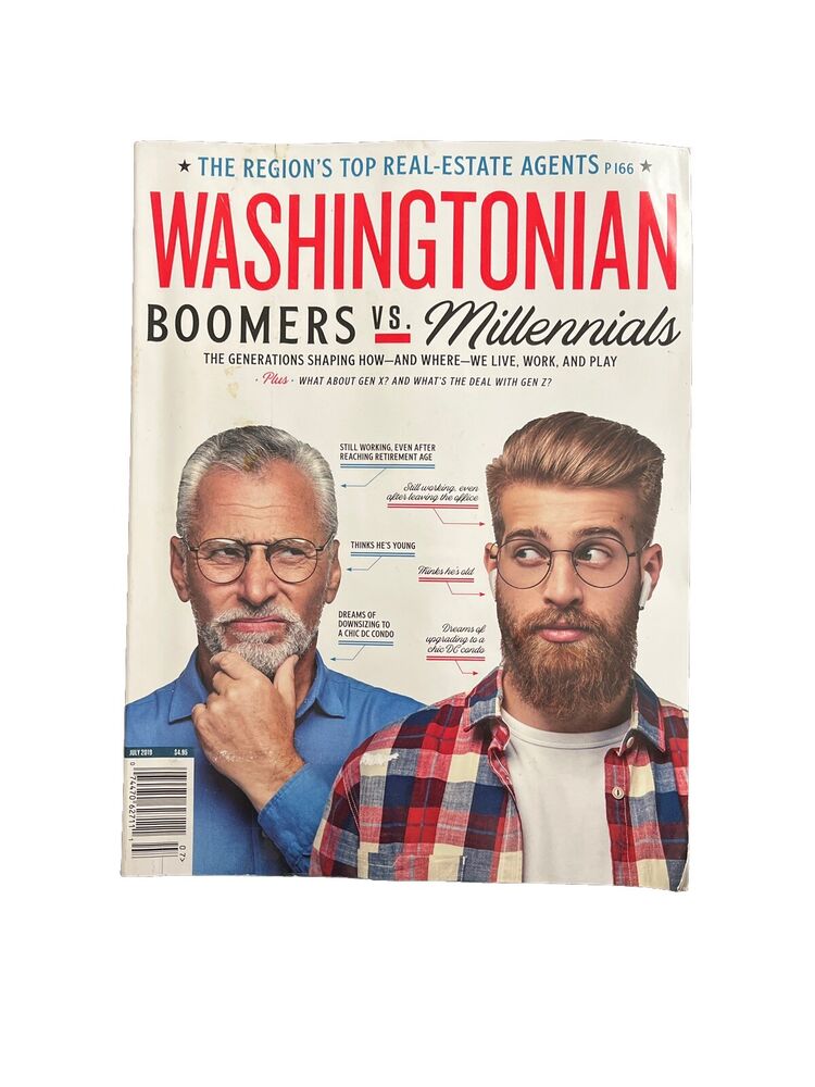 Washingtonian Collectable magazine #10 July 2019: Boomers vs. Millennials