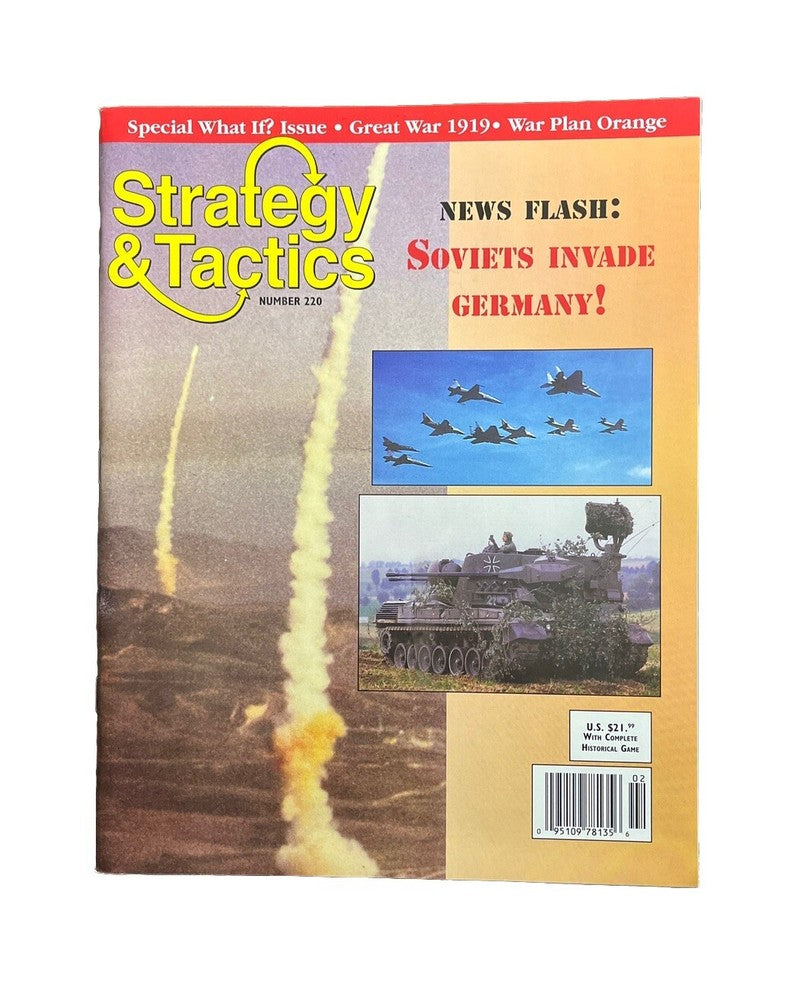 Strategy & Tactics Wargame Magazine #220 News Flash: Soviets Invade Germany!