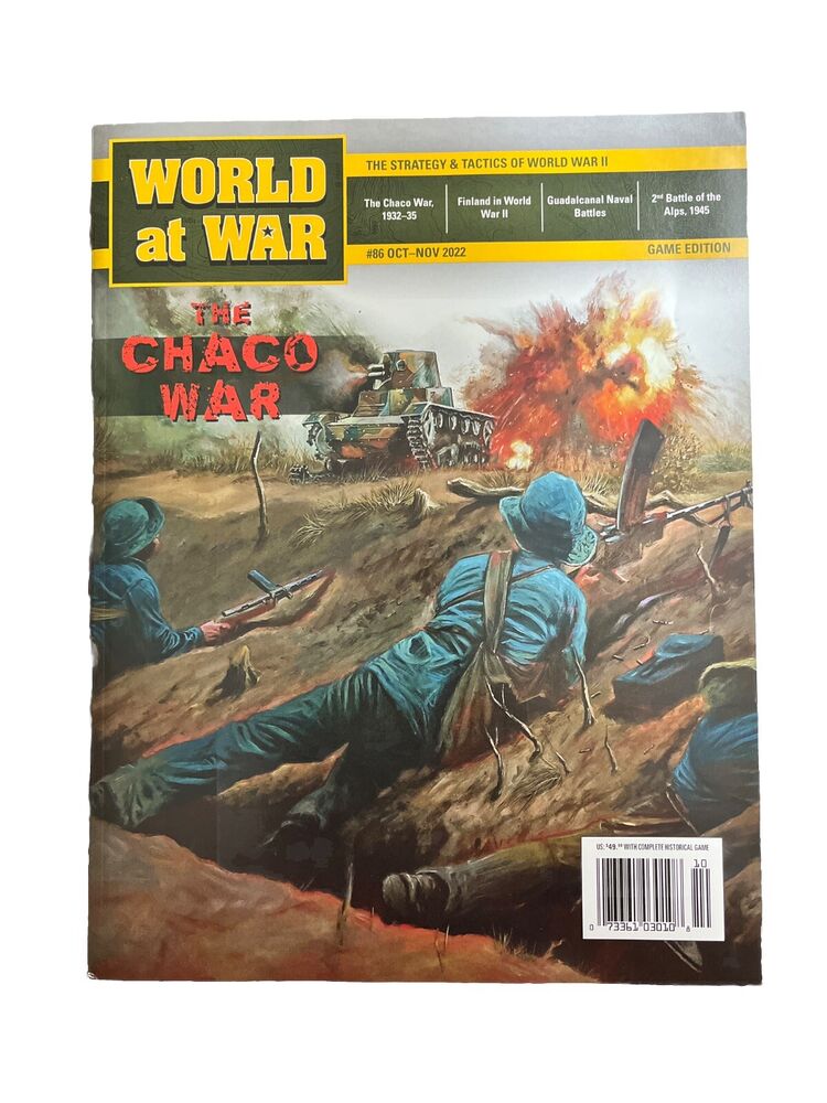 World at War Magazine With Complete Historical Board Game #86 - The Chaco War