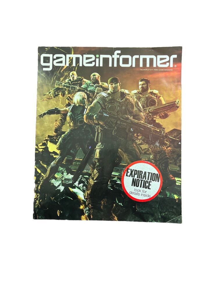 June 2010 Game Informer #206 Collectable Video Game Magazine Gears Of War 3