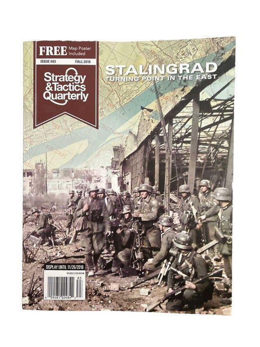 Strategy & Tactics Military History Magazine #3 With War Map Poster - Stalingrad