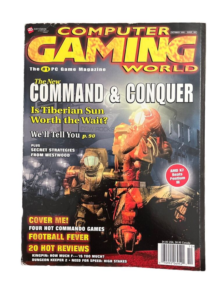 Vintage Computer Gaming World Magazine #183 October 1999 - Command & Conquer