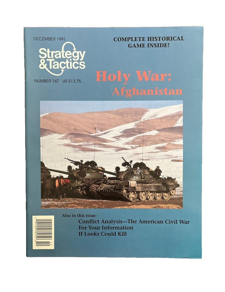 Strategy & Tactics Combat Wargame Magazine #147 1991 Holy War: Afghanistan