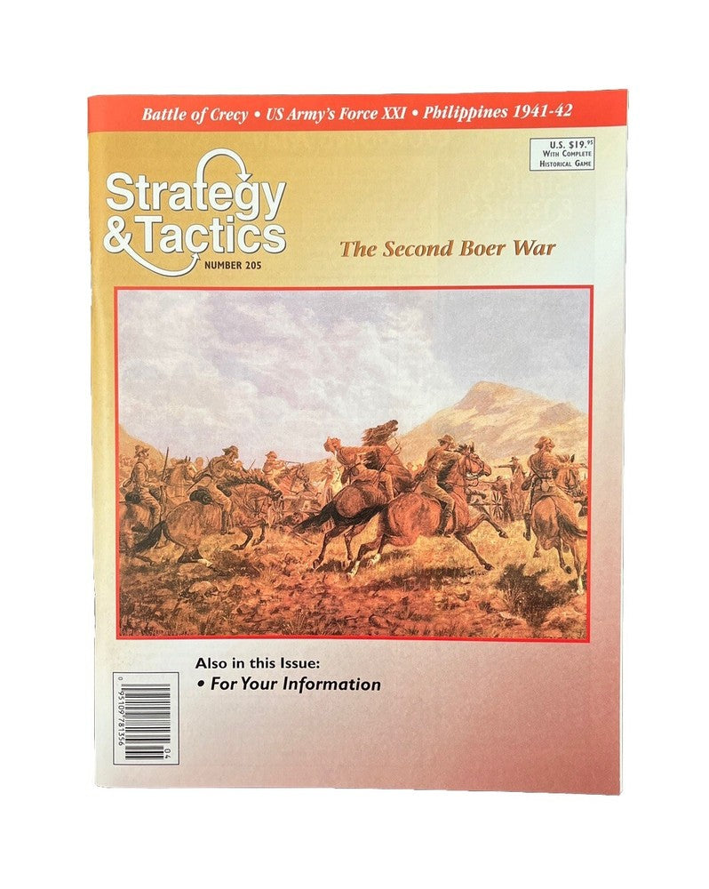 Strategy & Tactics Wargame Magazine #205 Sep/Oct 2000 The Second Boer War