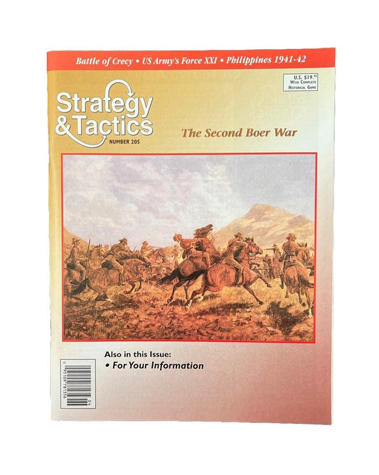 Strategy & Tactics Wargame Magazine #205 Sep/Oct 2000 The Second Boer War