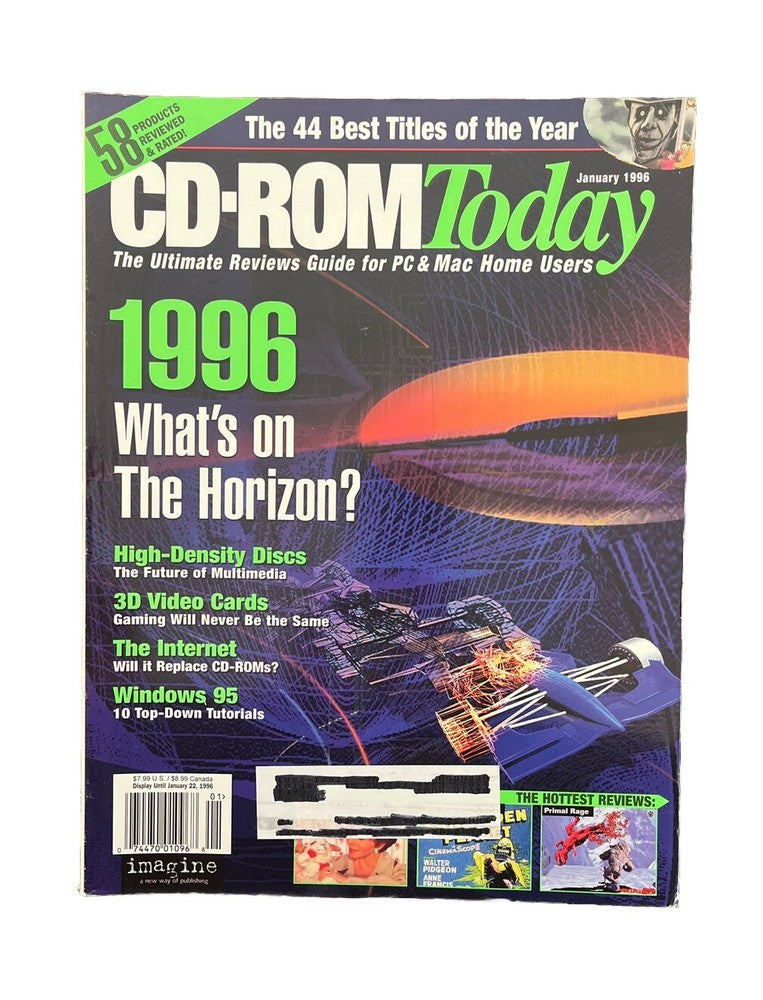 CD-ROM Today Computer Game Magazine Vol.4 No.1 1996 What’s On The Horizon?