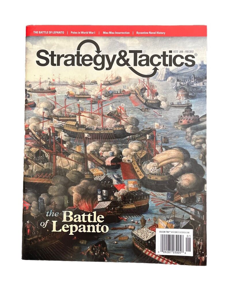 Strategy & Tactics Wargame Magazine #272 With Board Game - The Battle Of Lepanto