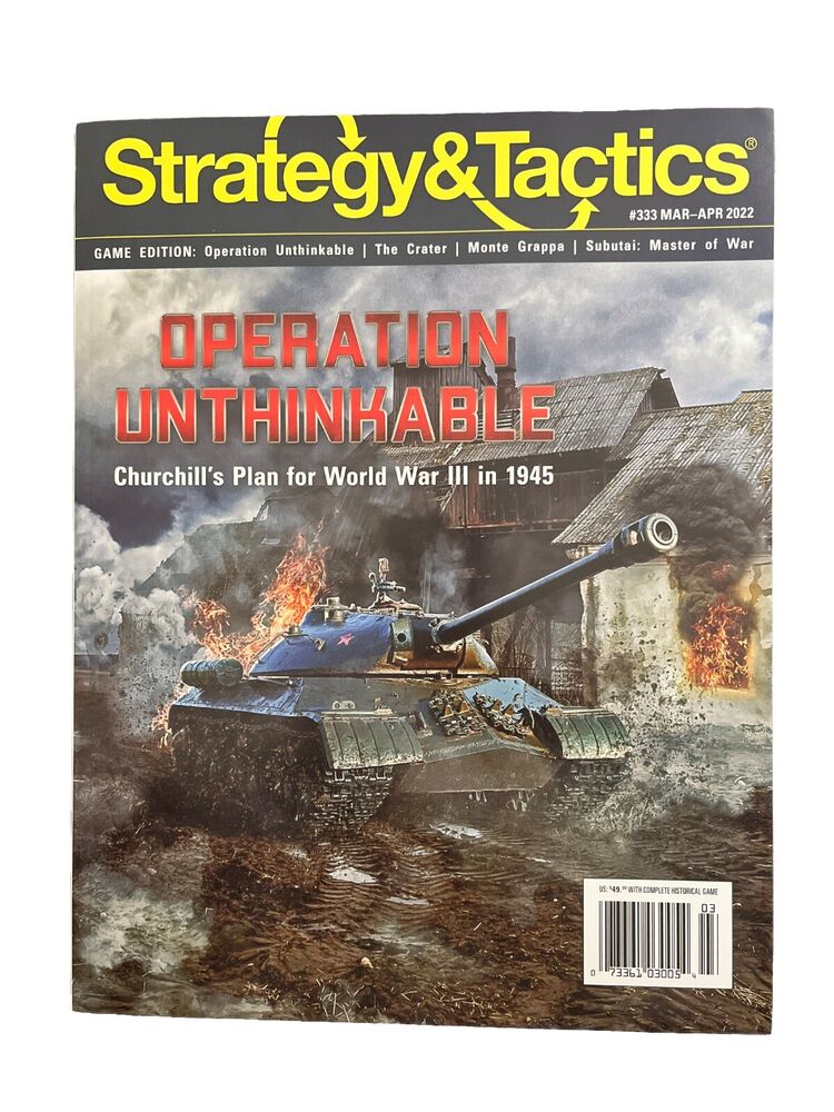 Strategy & Tactics Magazine With Complete War Game #333 Operation Unthinkable