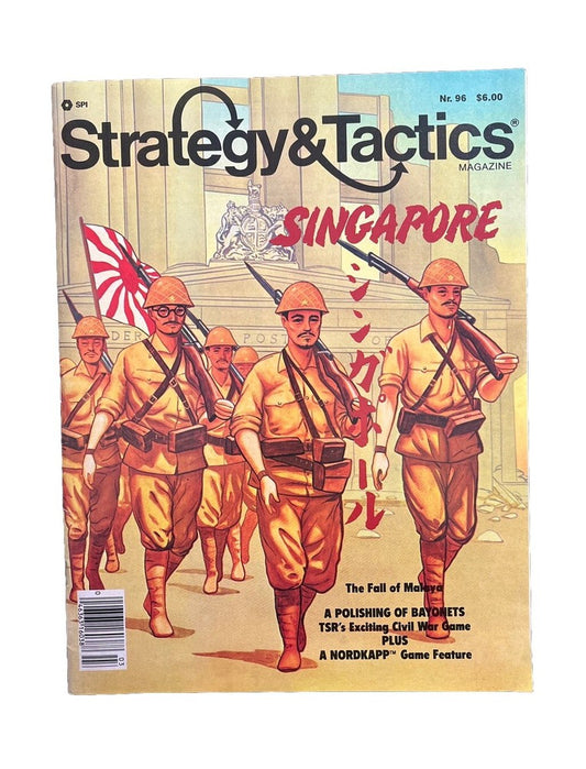 Vintage Strategy & Tactics Historical Wargame Magazine #96 1984 Singapore