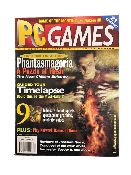 Vintage PC Games Magazine Vol.3 No.7 July 1996 Phantasmagoria A Puzzle Of Flesh