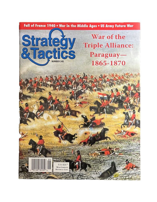 Strategy & Tactics Magazine #245 With Board Game - War Of The Triple Alliance