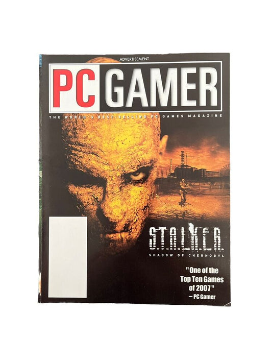 April 2007 PC Gamer #160 Game Magazine Enemy Territory Quake Wars With Demo Disc