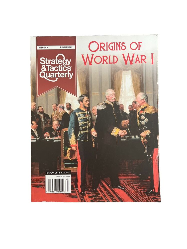 Strategy & Tactics History War Game Magazine With New Origins Of WWI Map #14