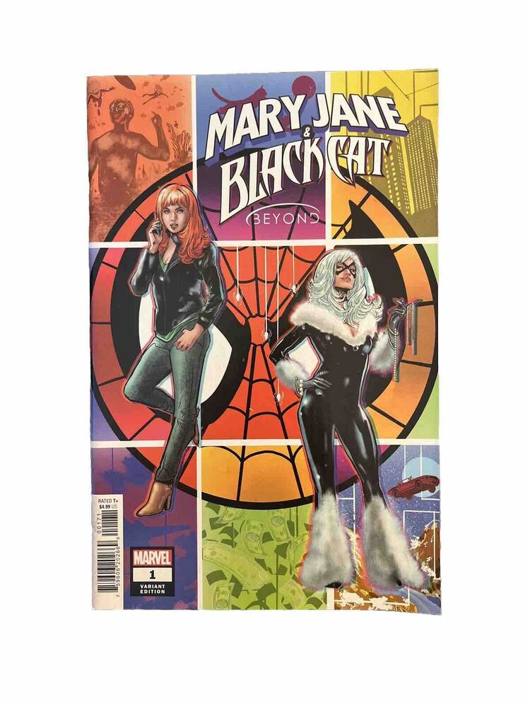 Mary Jane and Black Cat Beyond 1G Jimenez Variant NM 2022 Stock Image