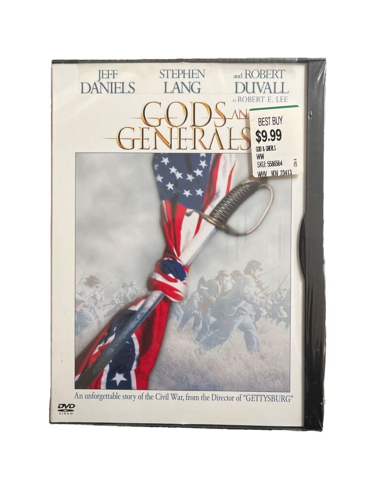 Vintage Collectable Movie Gods and Generals DVD (2003, Widescreen) Robert Duvall