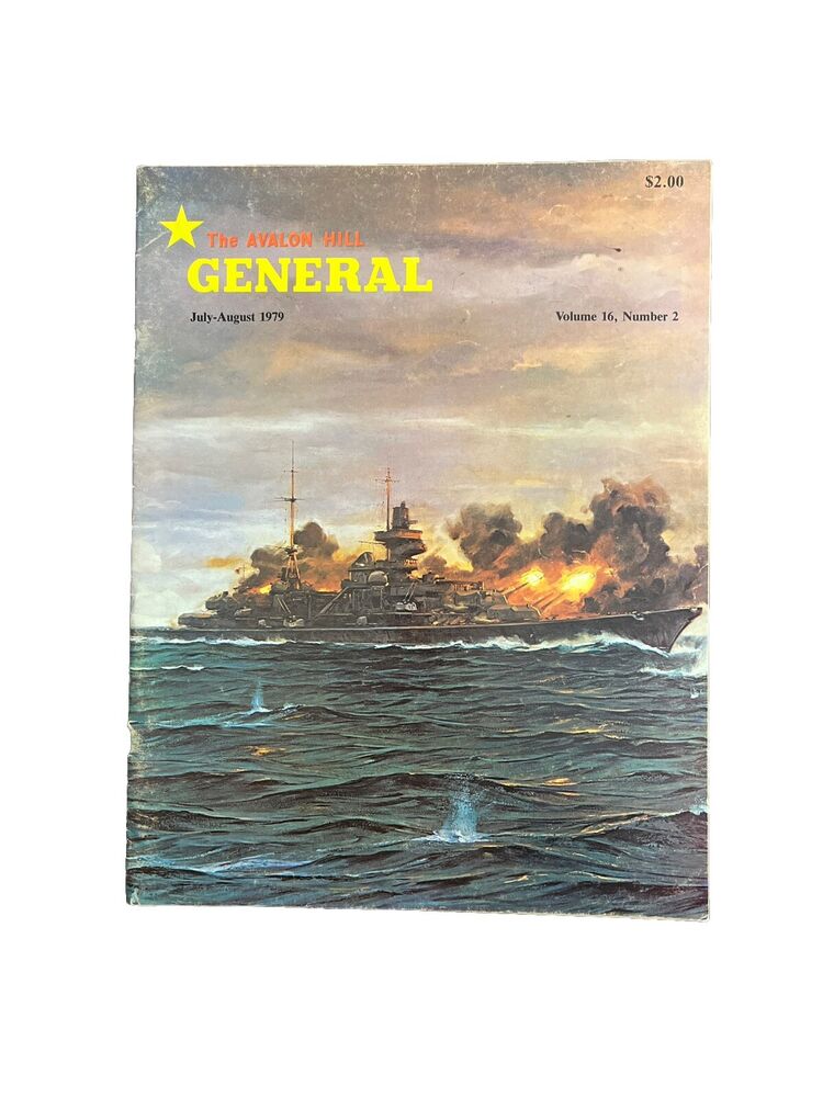 The Avalon Hill General Collectable Vintage Board Game Magazine Vol.6 #2 1979