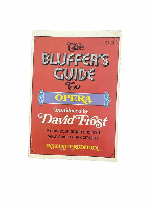 The Bluffer's Guide to Opera Cinema by David Frost 1971 Vintage