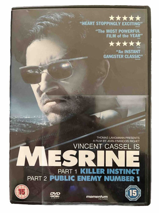 Mesrine Part 1 & 2 (DVD, 2 Disc Set)