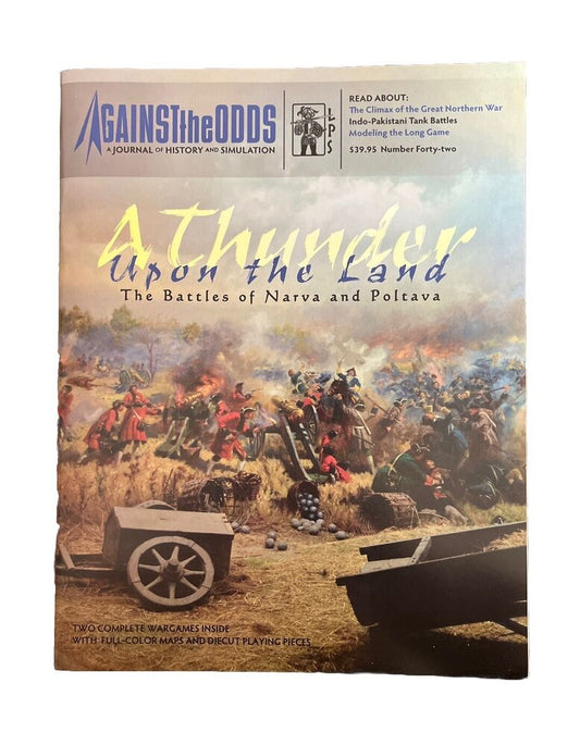 Against The Odds Magazine #42 With Tabletop WarGame - A Thunder Upon the Land