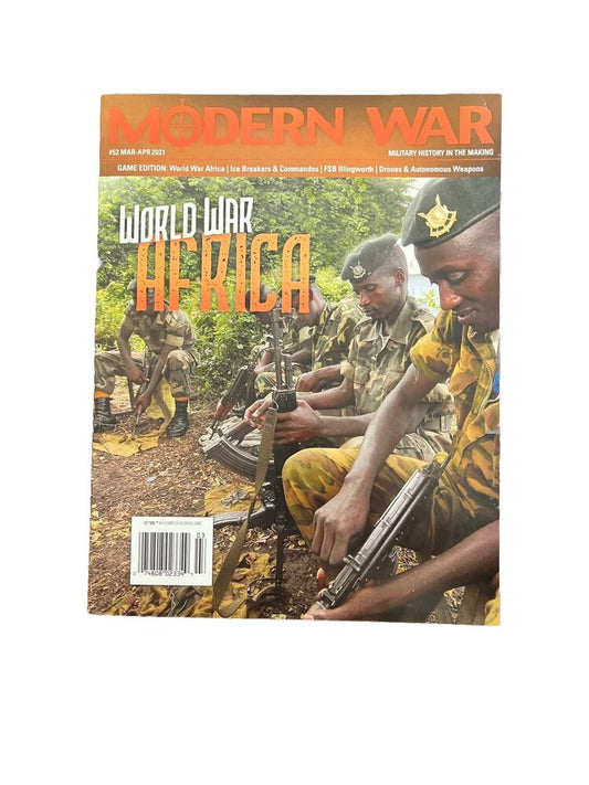 Decision Games Modern War Magazine With Complete Game #52 2021 -World War Africa