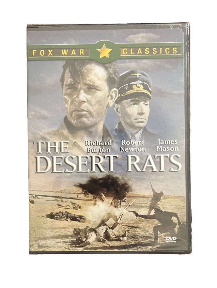 Collectable War Movie THE DESERT RATS (Fox War Classics) DVD Richard Burton