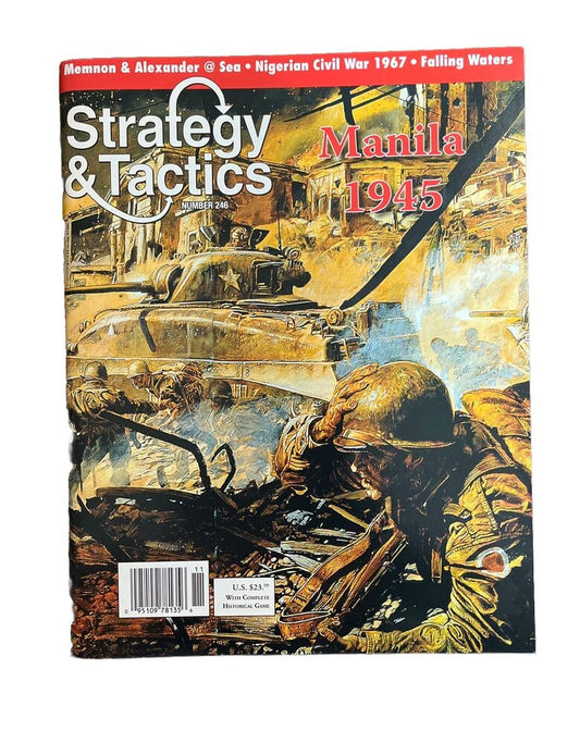 Strategy & Tactics Wargame Magazine #246 With Historical Board Game -Manila 1945