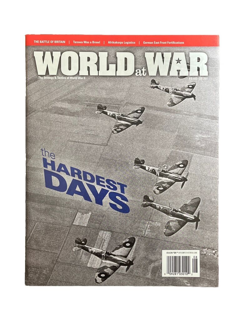 World At War Magazine #19 With Military History Board Game - The Hardest Days