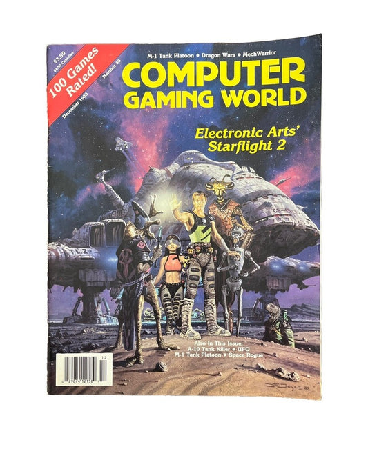 Computer Gaming World PC Game Magazine #66 1989 Electronic Arts’ Starflight 2