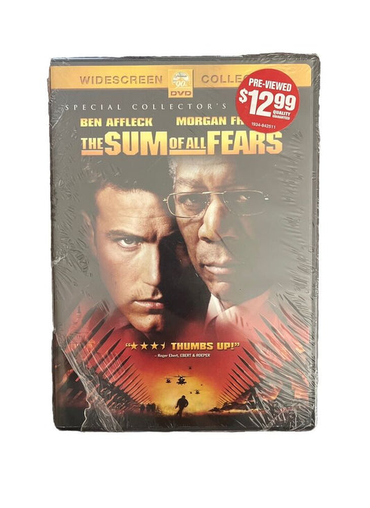 Vintage Movie The Sum of All Fears (DVD) Widescreen