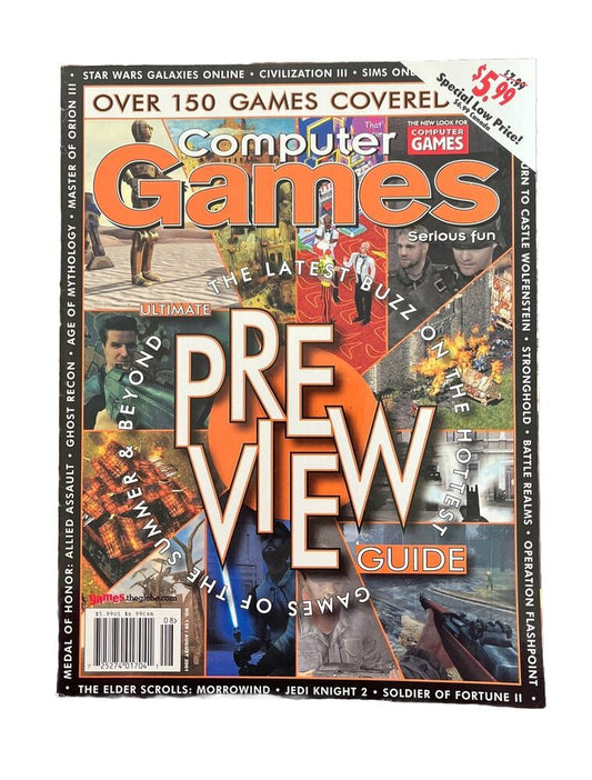 Collectable Computer Games Magazine #129 August 2001 - Ultimate Preview Guide