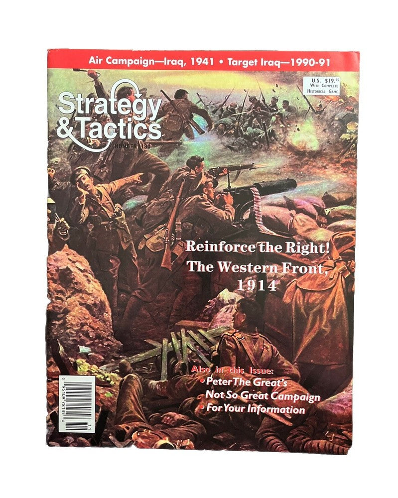 Strategy & Tactics Wargame Magazine #180 Reinforce The Right! The Western Front