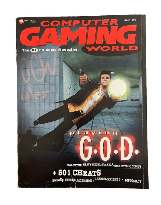 Collectable Computer Gaming World Magazine #179 June 1999 - Playing G.O.D.