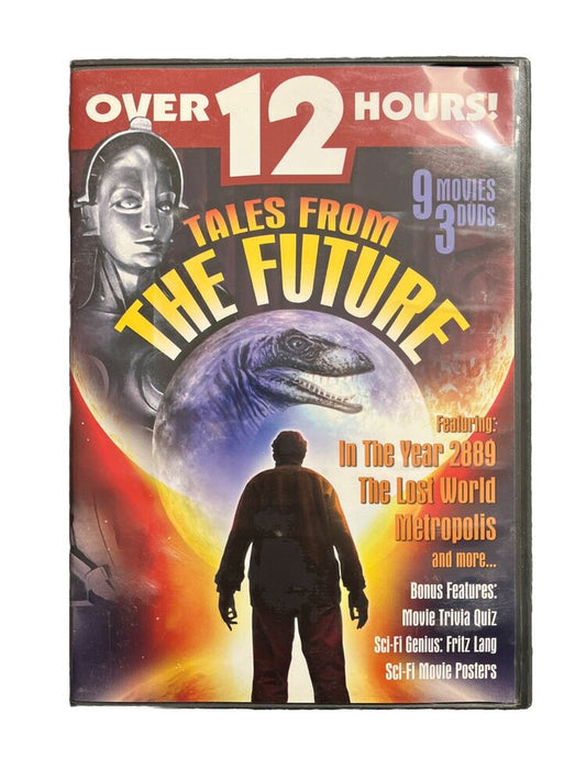 Tales From The Future - 9 Movies DVD 3 Disc Set Sci Fi Classics Rare Films