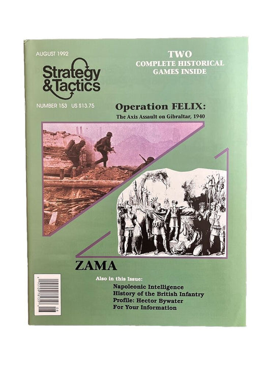 Strategy & Tactics Military History Magazine #153 And Board Game Operation Felix