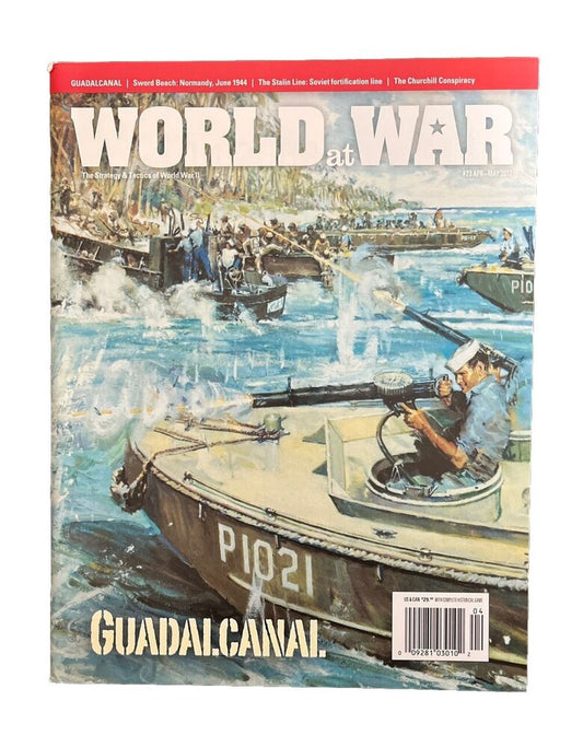 World At War Magazine #23 With Vintage Board Game -Pacific Battles - Guadalcanal