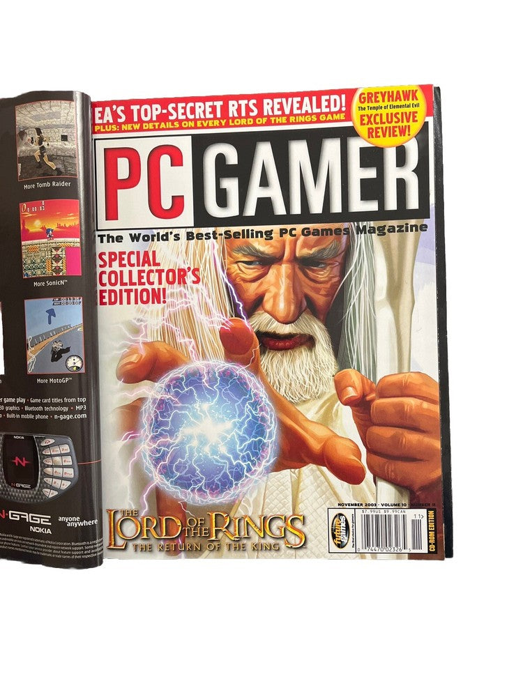 PC Gamer Video Game Strategy Magazine 116 Vol.10 #11 The Lord Of The Rings