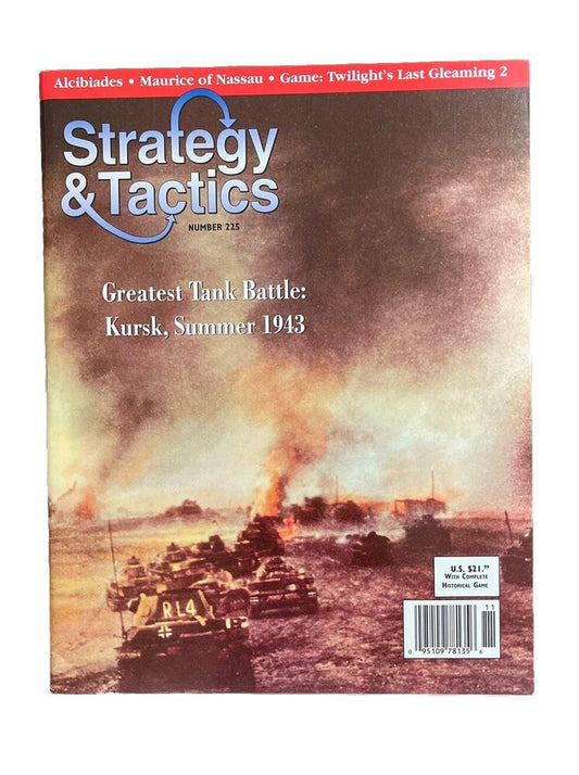 Strategy & Tactics Wargame Magazine #225 Greatest Tank Battle: Kursk,Summer 1943