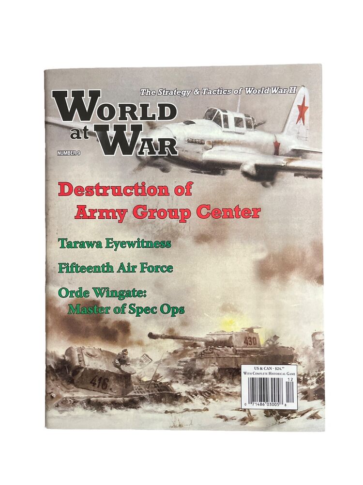 World At War Magazine #9 With Board Game - Destruction Of Army Group Center