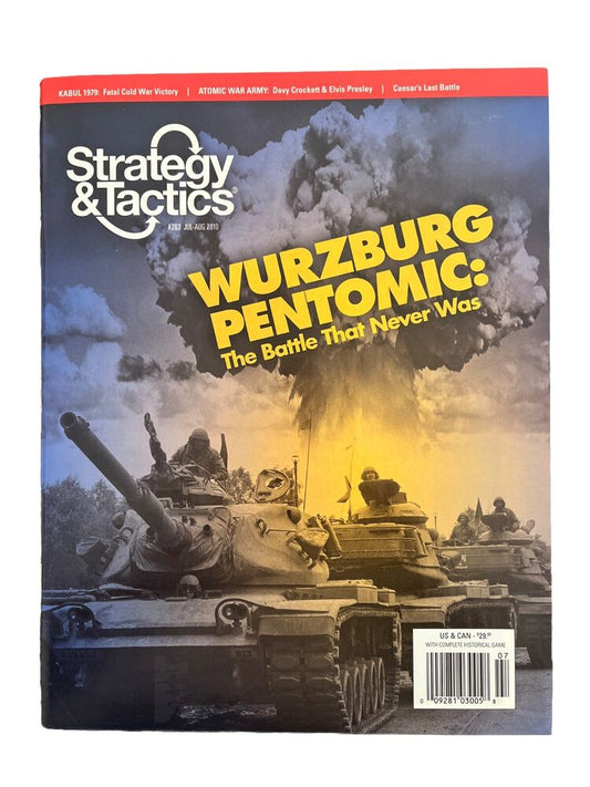 Strategy & Tactics Wargame Mag #263 With History Board Game - Wurzburg Pentomic