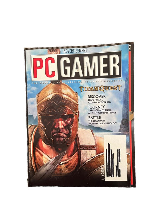 July 2006 #150 PC Gamer Antique Video Game Magazine-150th Issue Special Edition