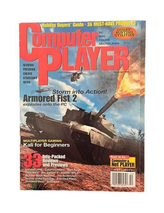 Classic Vintage Computer Player Collectable Magazine Vol.3 No.7 Armored Fist 2