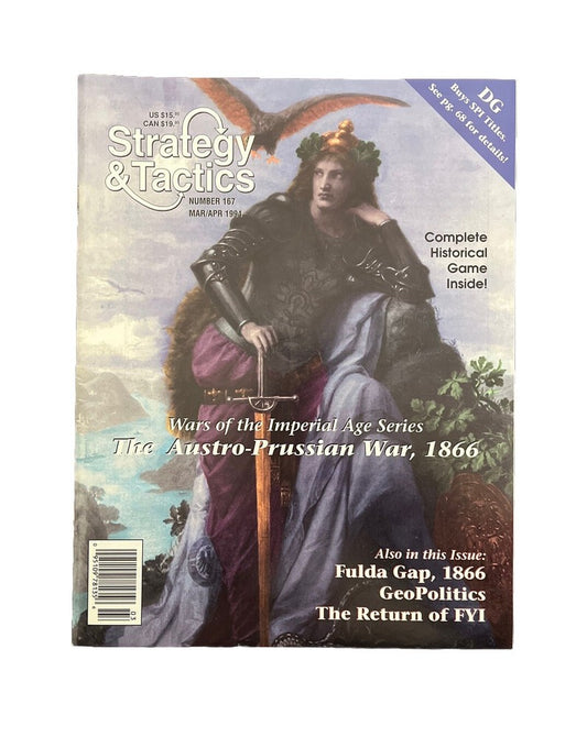 Strategy&Tactics Board game Wargame Magazine #167 The Austro-Prussian War 1866